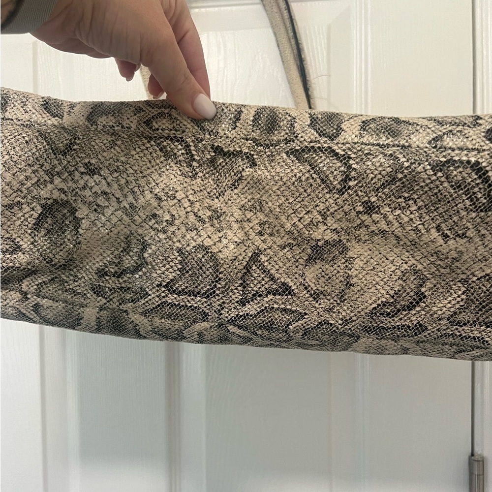 Snakeskin work tote bag - Picture 5 of 7